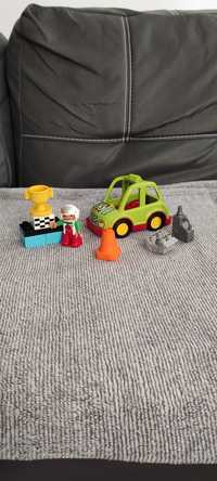 Zestaw Klocki LEGO Duplo Auto wyścigowe 10589 figurka