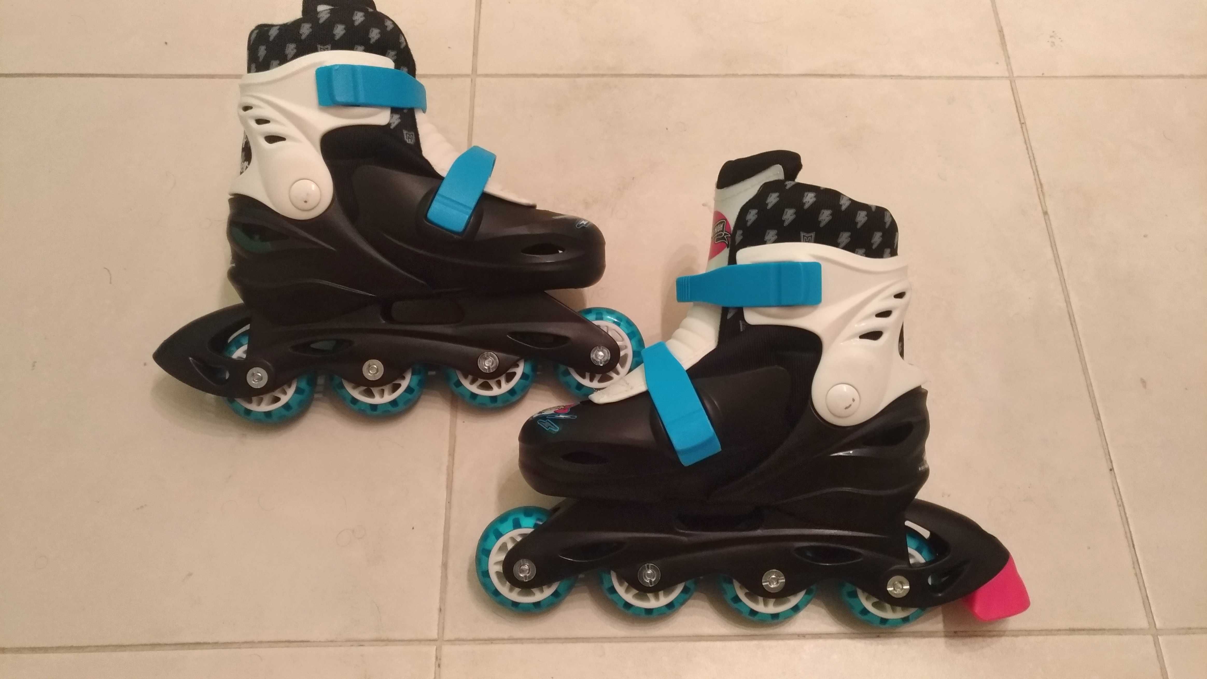 Patins em linha para menina