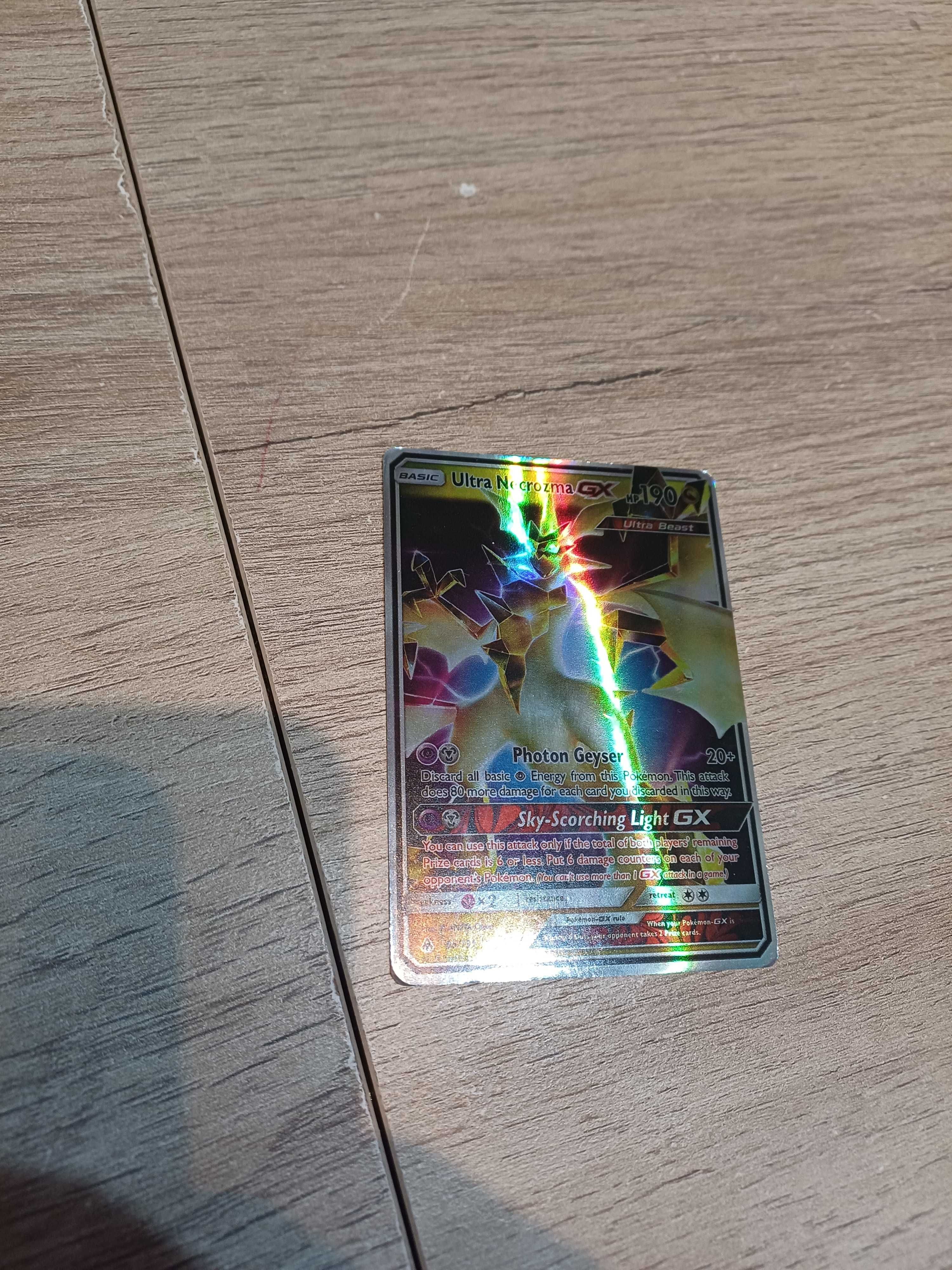 Carta Pokémon Ultra Necrozma-GX #95