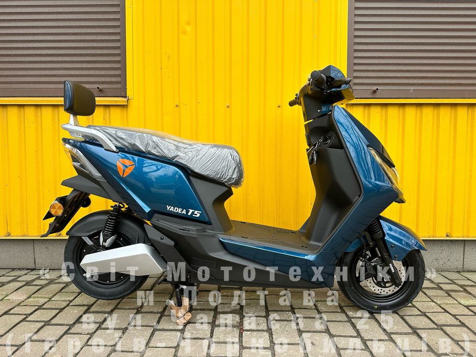 Новий електроскутер Yadea T5 2000W 72V20Ah 2024р.Графеновий АКБ скутер