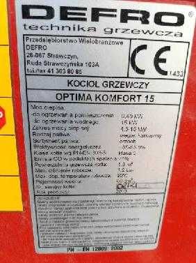 Piec centralnego ogrzewania Defro