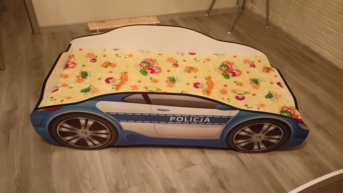 Łóżko dziecięce Policja z materacem gratis strój