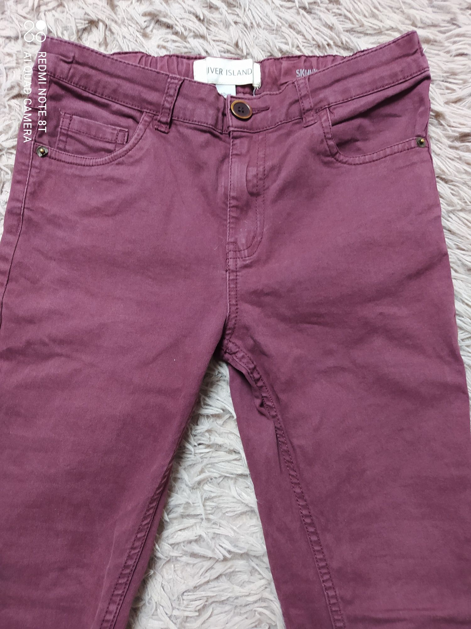 Szczupłe spodnie dla chłopca River Island 134-140