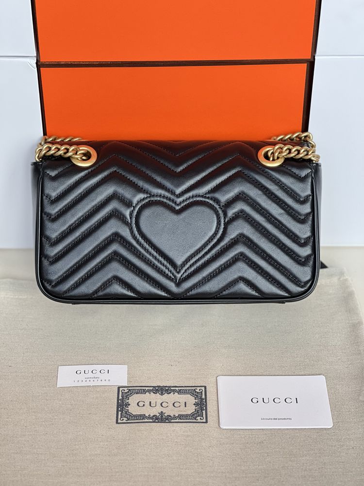 Torebka Gucci Marmont Black Leather