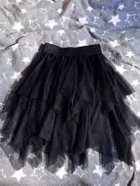 Черная юбка пышная