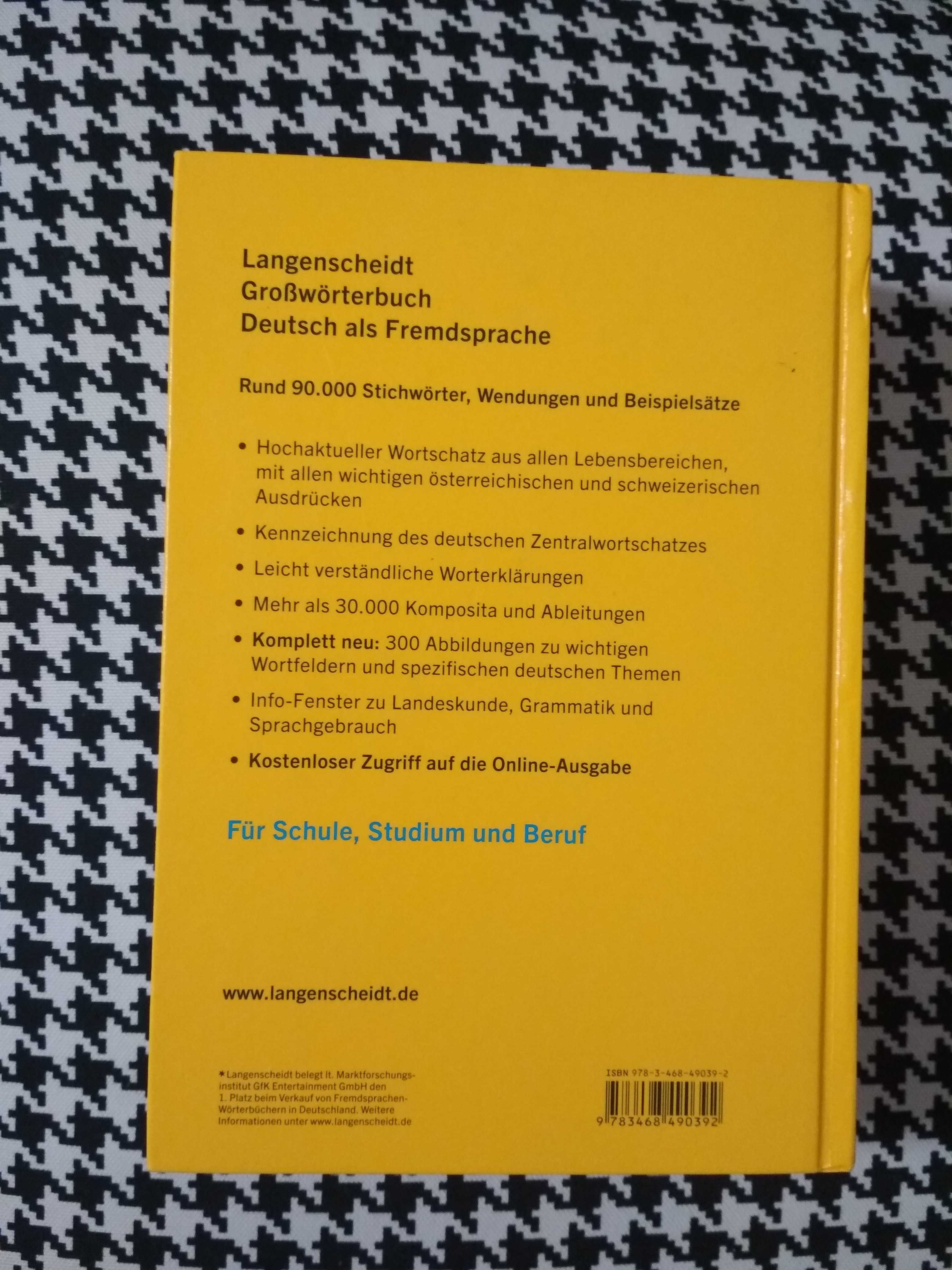 Słownik niemiecko-niemiecki Langenscheidt Deutsch als Fremdsprache