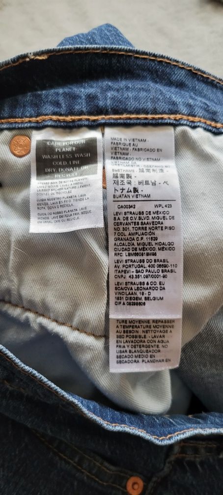 Spodnie męskie jeansowe Levi's 511 Slim