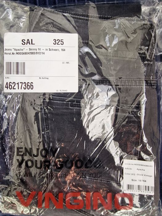 Sprzedam dżinsy "Apache " skinny fit w kolorze czarnym