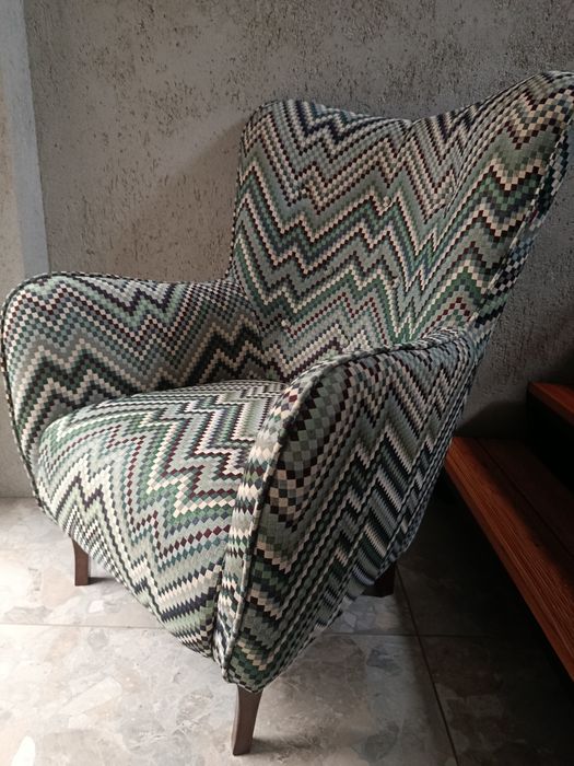 Fotel nowoczesny 100 kolorów hiszpańska tkanina żakardowa szerokość 75