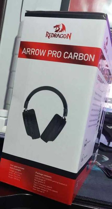 Słuchawki Redragon H858 Arrow Pro Carbon (Bluetooth)