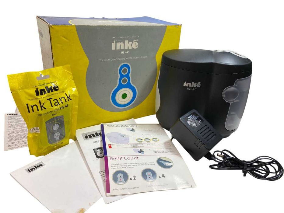 Inke HS-45 sprzęt do napełniania tuszów - stan kolekcjonerski 100% kpl