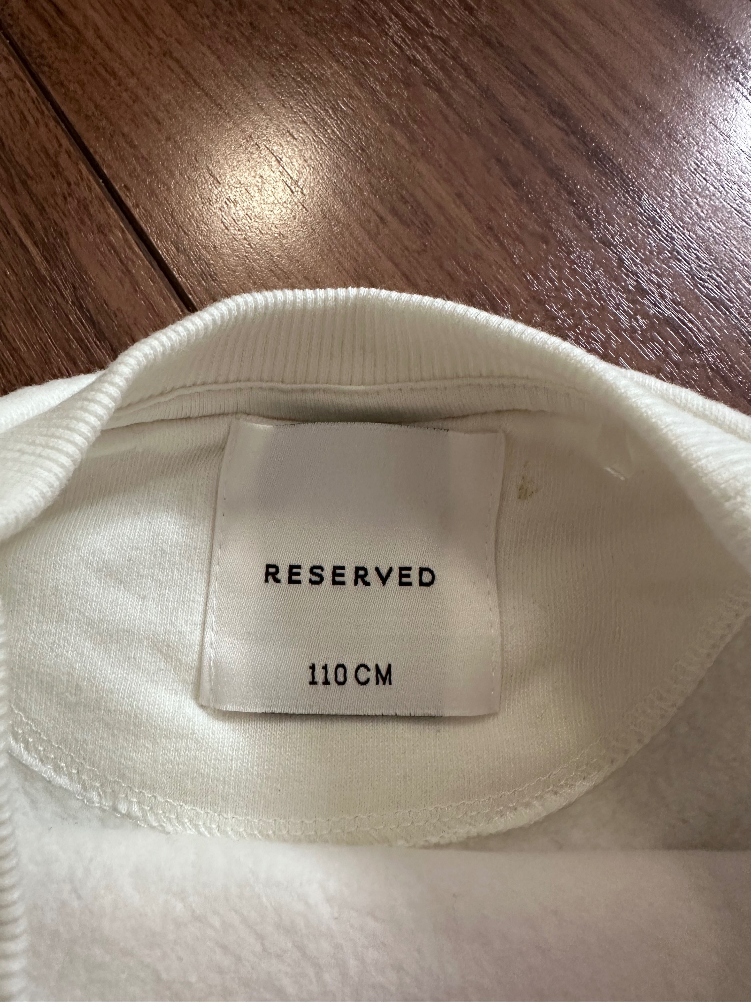 Biała bluza 110 Reserved