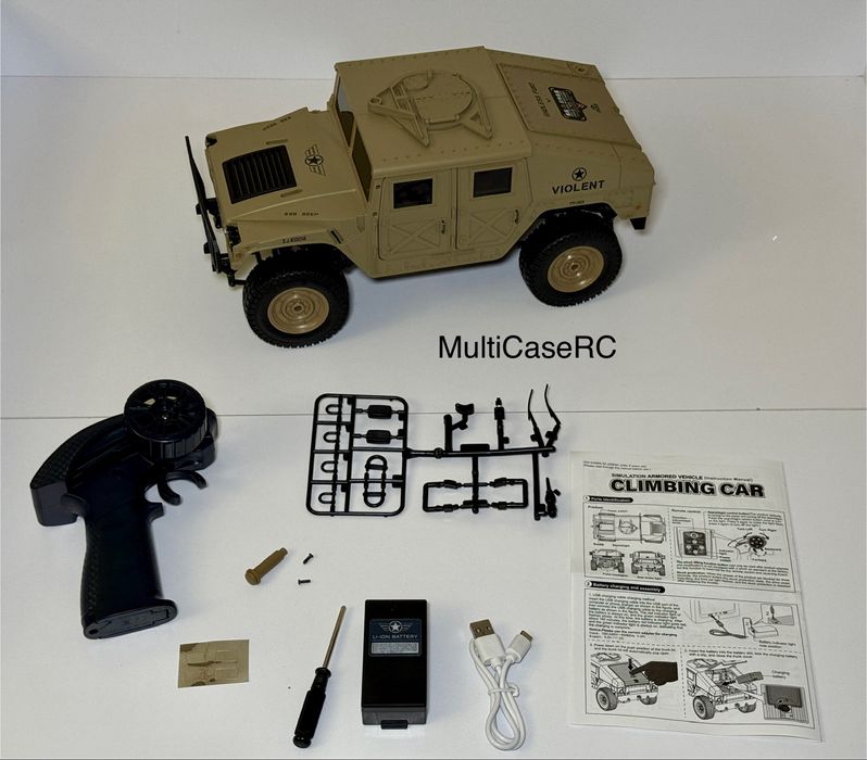 Машинка на радіокеруванні Military Hammer JJRC C8835 1/16