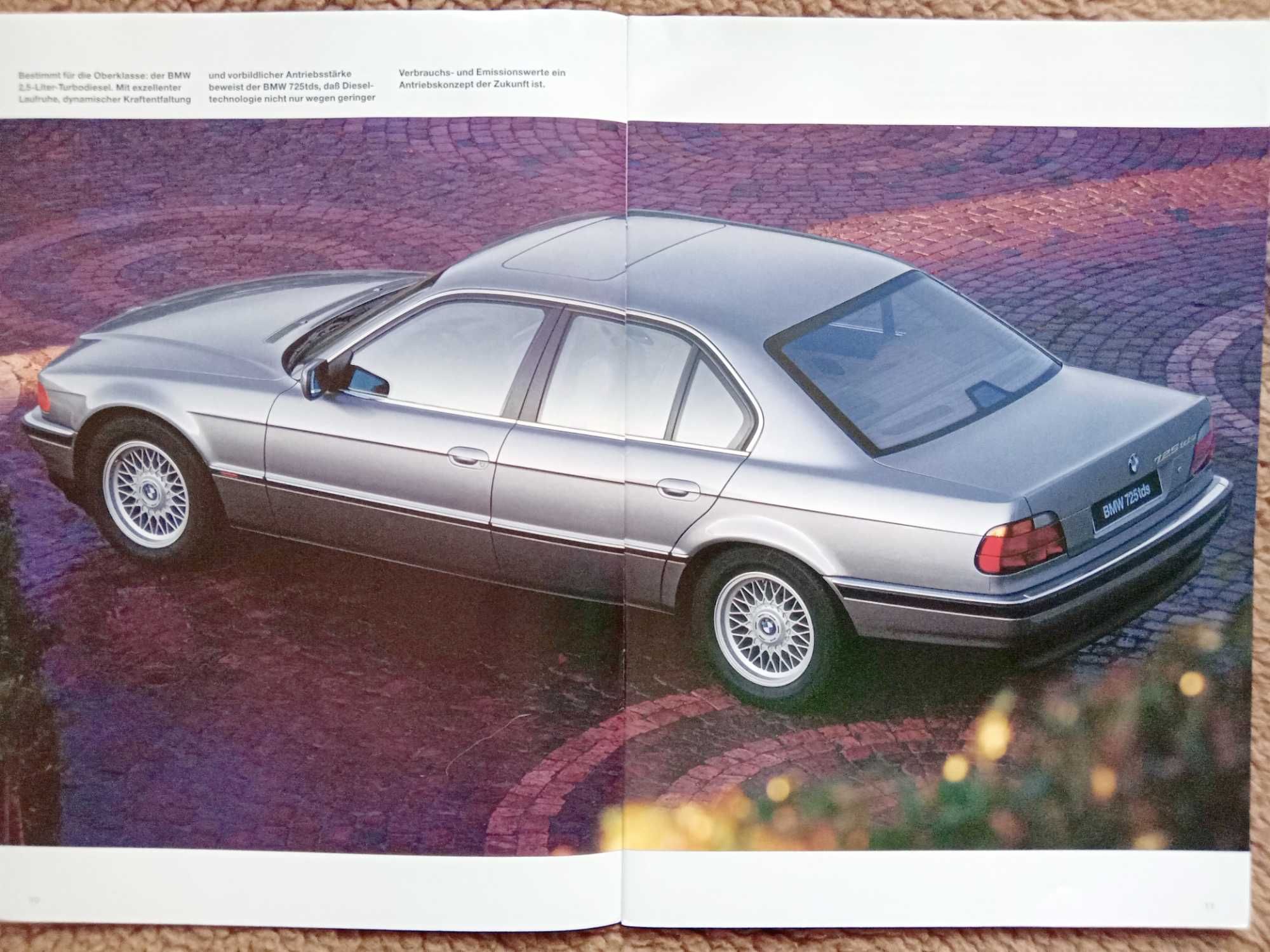 BMW 7 E38 1997 obszerny prospekt - 54 str., stan BDB- * RABATY 10% !!!