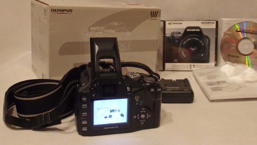 Olympus E-500 aparat lustrzanka cyfrowa obiektyw 14-45 metalowy bagnet