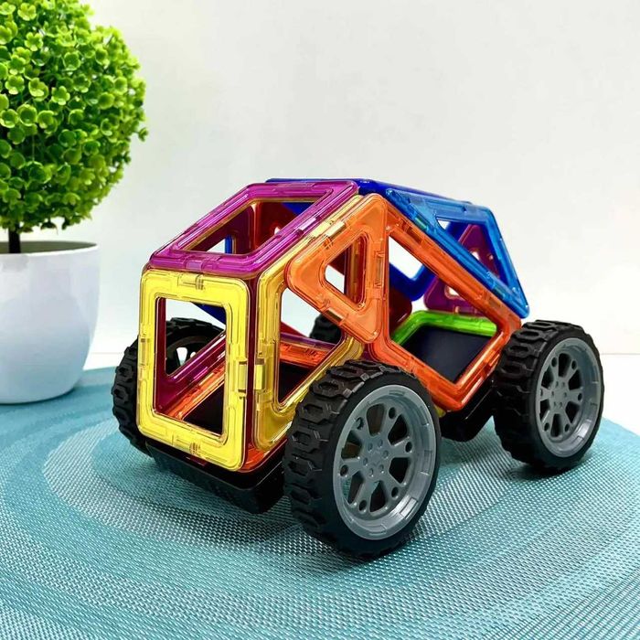 Конструктор магнітний магнитный Limo Toy Транспорт 32 деталі (LT3006)