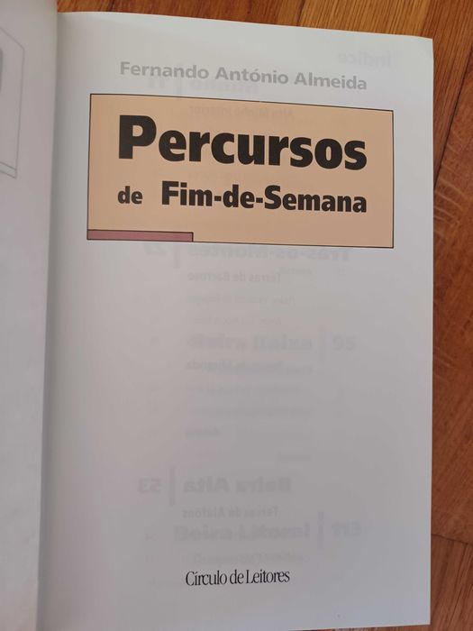 Percursos de Fim-de-Semana em Portugal - Circulo de Leitores  NOVO
