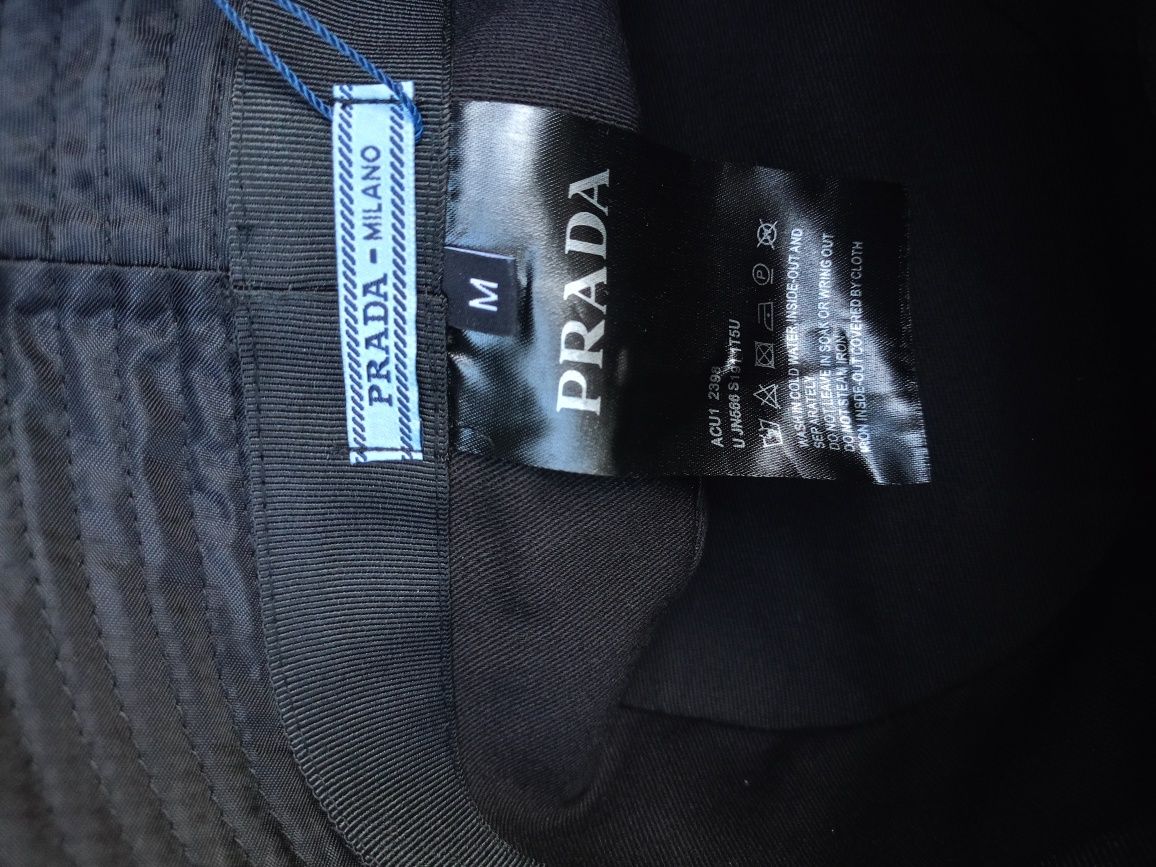 Prada czapka kapelusz panamka bucket