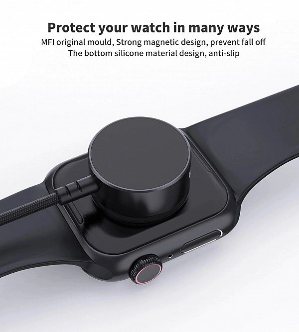 Ładowarka bezprzewodowa Choetech T319 MFI o mocy 5W, do Apple Watch +