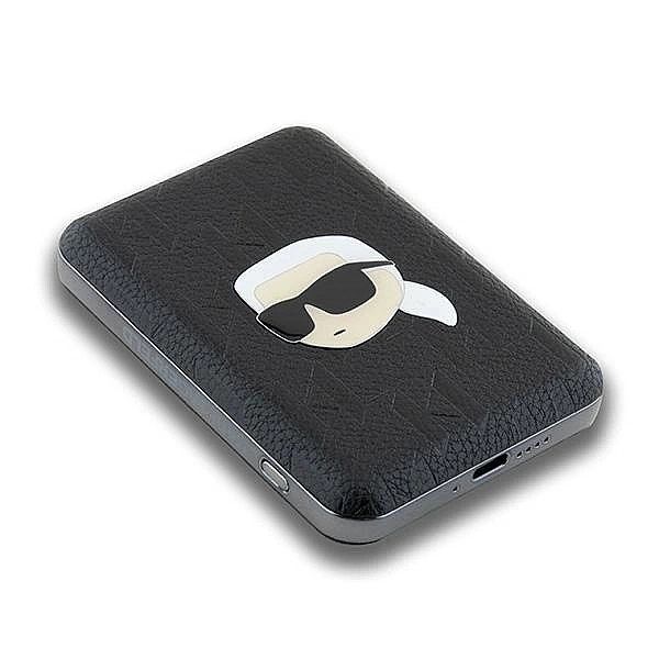 Powerbank Karl Lagerfeld Karl Head Pin MagSafe indukcyjny 5000mAh 16W