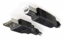 10X Kabel do drukarki 2.0 USB A - B czarny ok 1m-2m uzywany