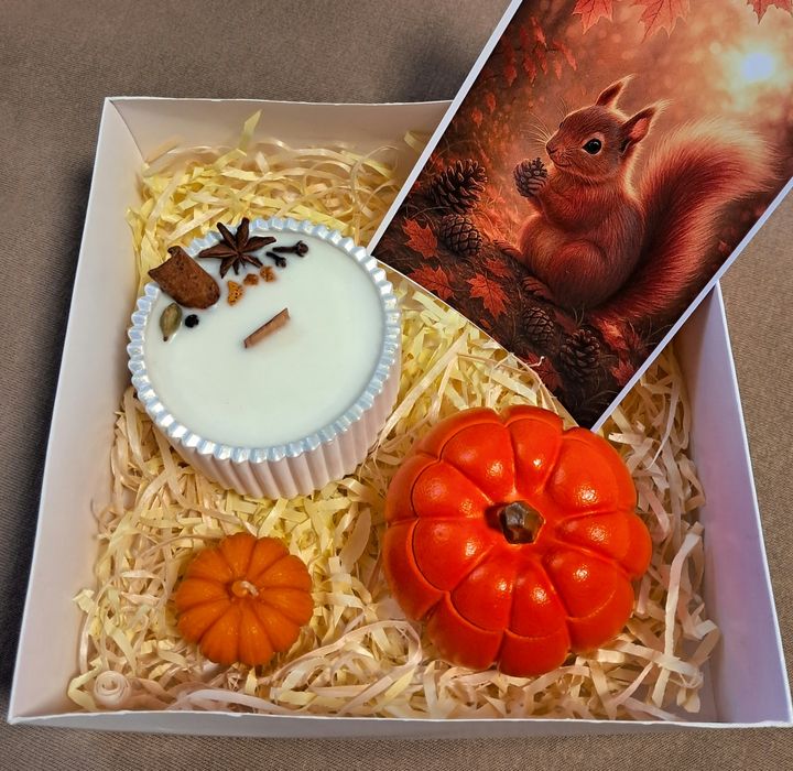 Подарунковий набір для дівчини, подарунок дівчині, подрузі, осінній