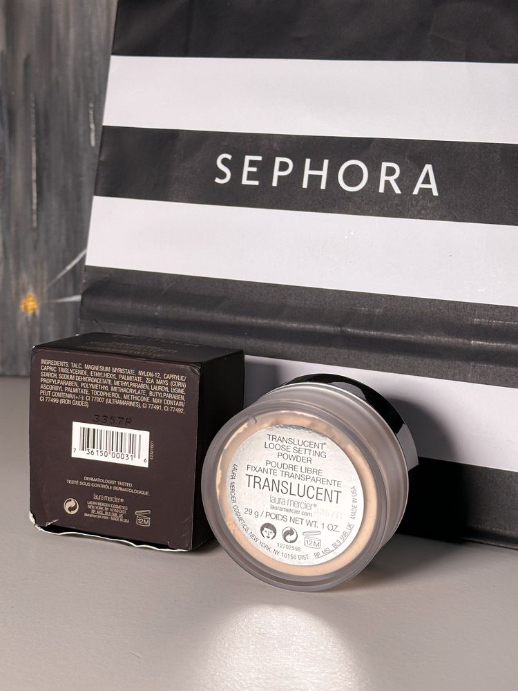 Puder Laura Mercier nowy translucent transparentny sypki puder