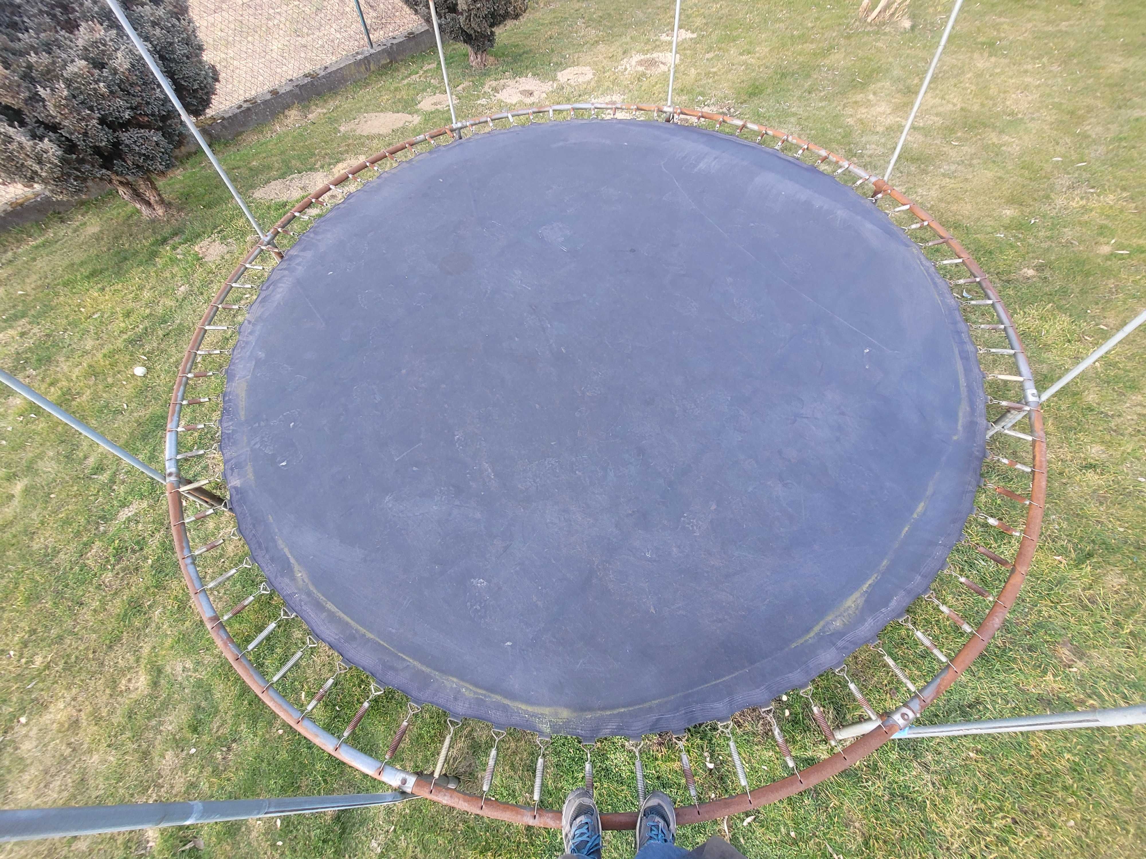 Mata batut trampolina 397-404 cm 80 sprężyn 13ft