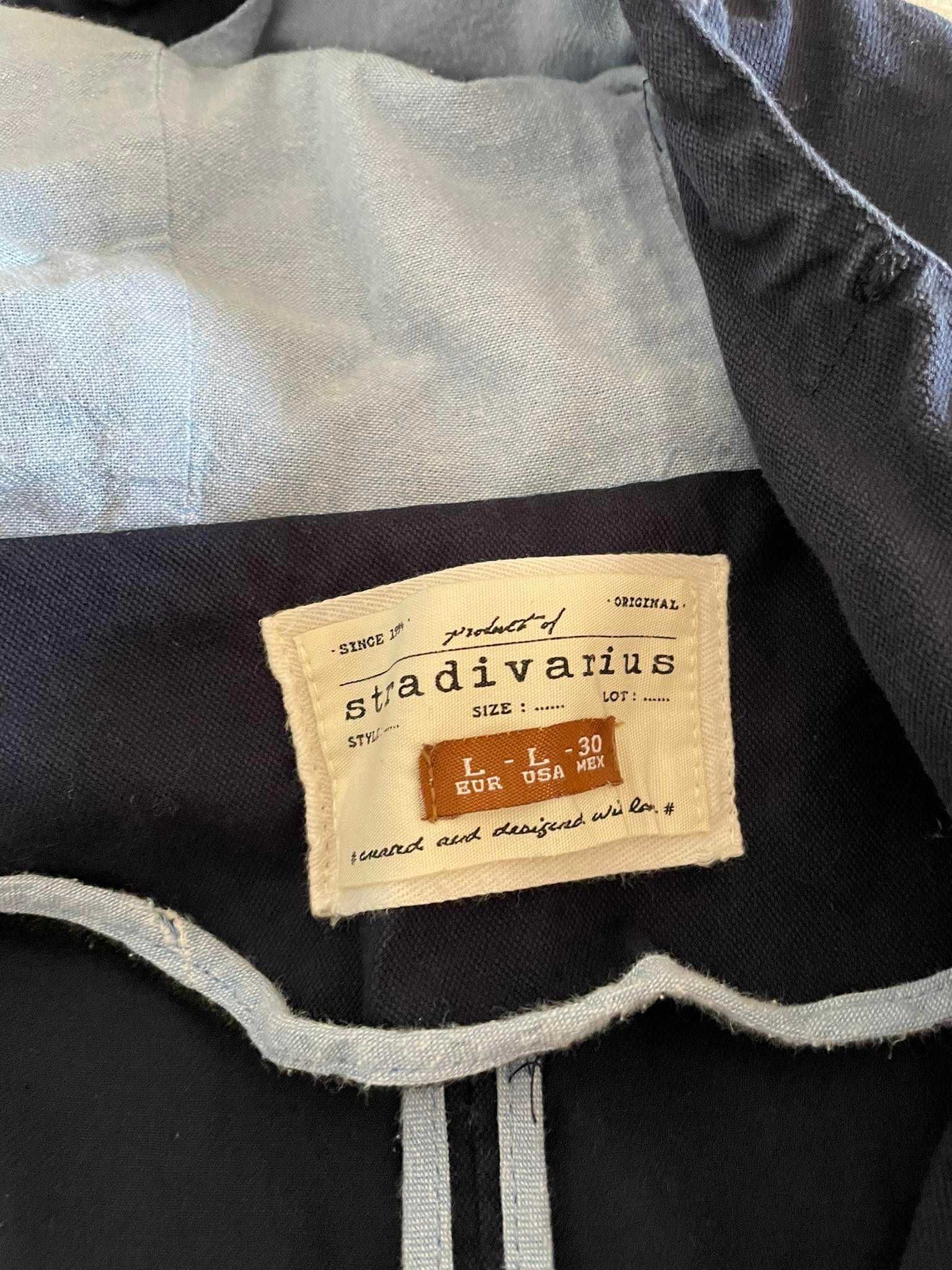 Kurtka granatowa L Stradivarius parka