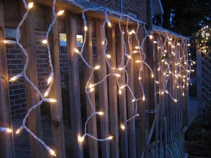 ХІТ! Вулична гірлянда роса, мішура, Бахрома, декор гирлянда на улицу