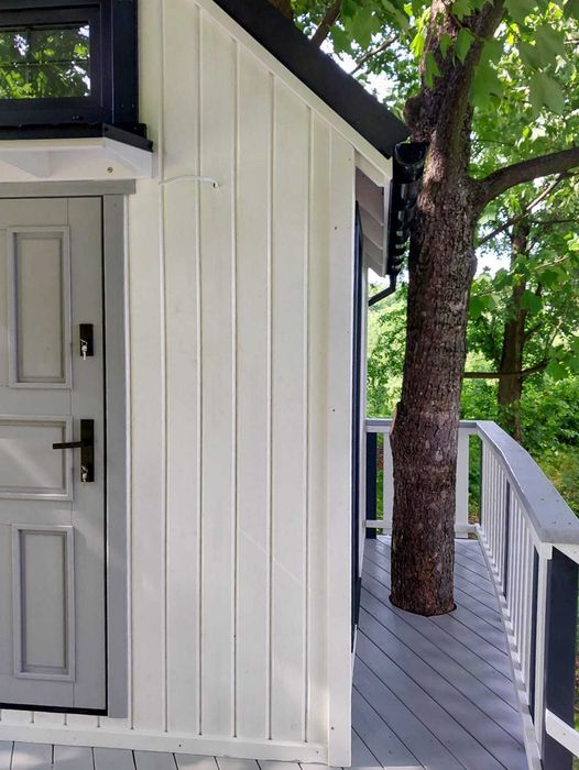 Drewniany Domek na drzewie DND15! dla dzieci! Dom LETNISKOWY działkowy