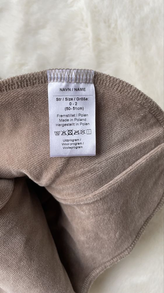 Huttelihut czapka kominiarka 100% merino rozmiar 0-2 lata