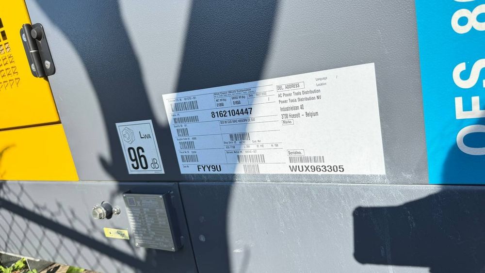 Дизельный генератор 90кВА/72кВт Atlas Copco QES 80