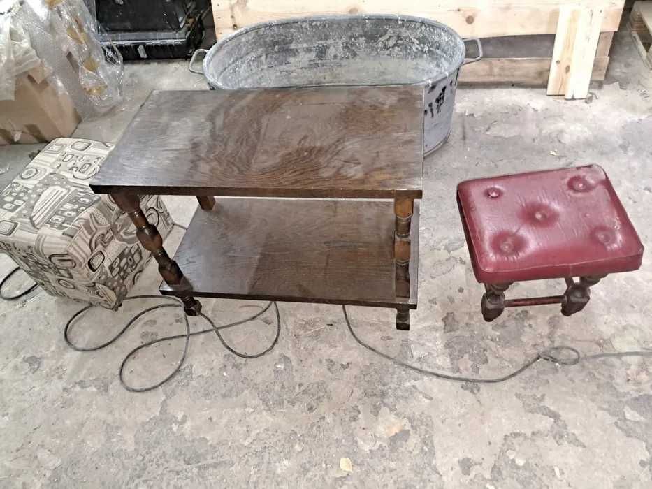 pufa, stolik, taboret