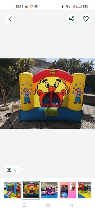 Insuflável palhaço