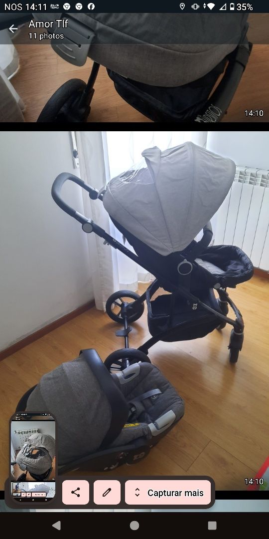 Carrinho bebe passeio