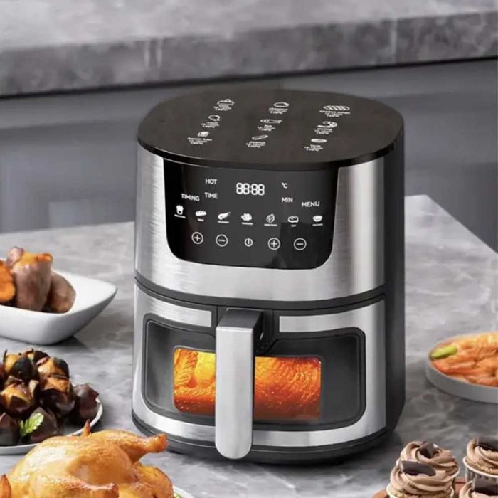 Аерофритниця сенсорна 8л, 4200Вт, Rainberg RB-2268 / Мультипіч