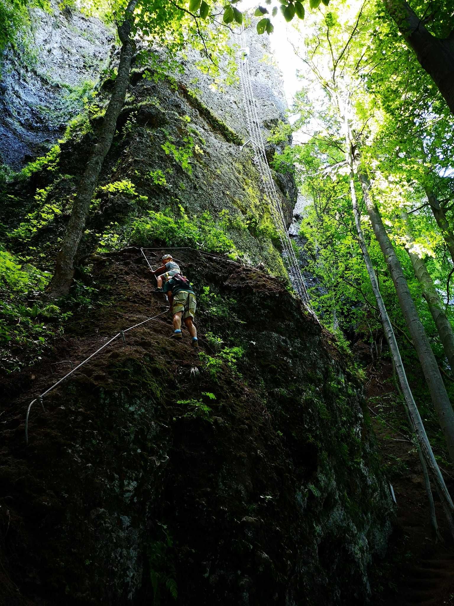 Via Ferrata Sprzęt wynajem zestaw wspinaczkowy lonża 3szt A1 zjazd