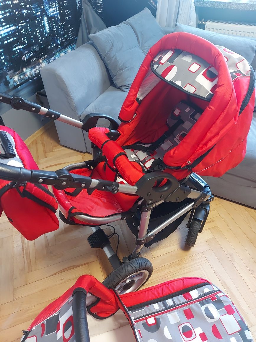 Wozek 2w1 spacerówka i gondola. Babyworld V-travel