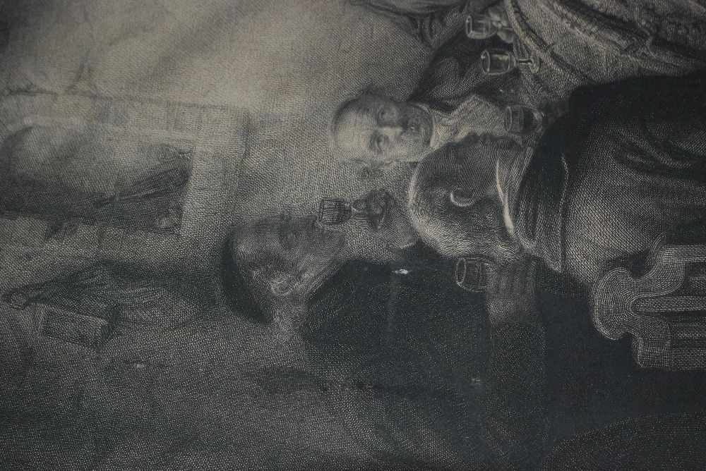 Duża litografia. Johann Peter Hasenclever,