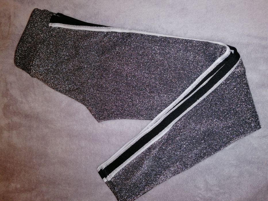 Legginsy dziewczęce H&M rozmiar 140