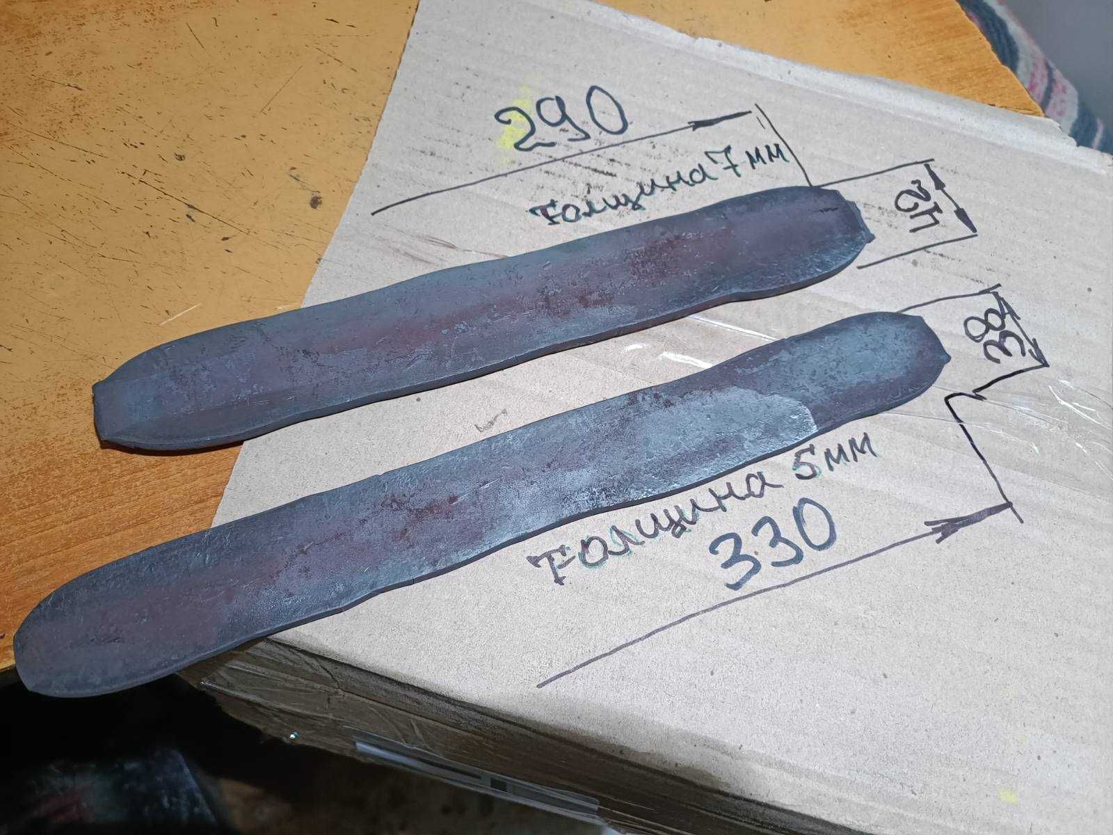Кованные пластины для ножей