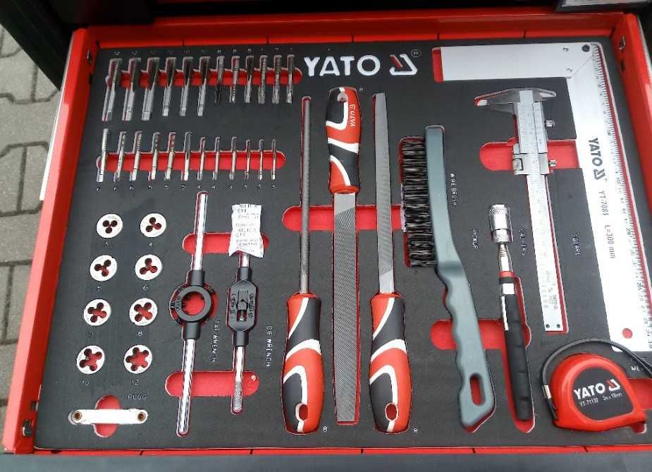 Yato YT-55290 стол тумба шкаф тележка с инструментами 211 ел