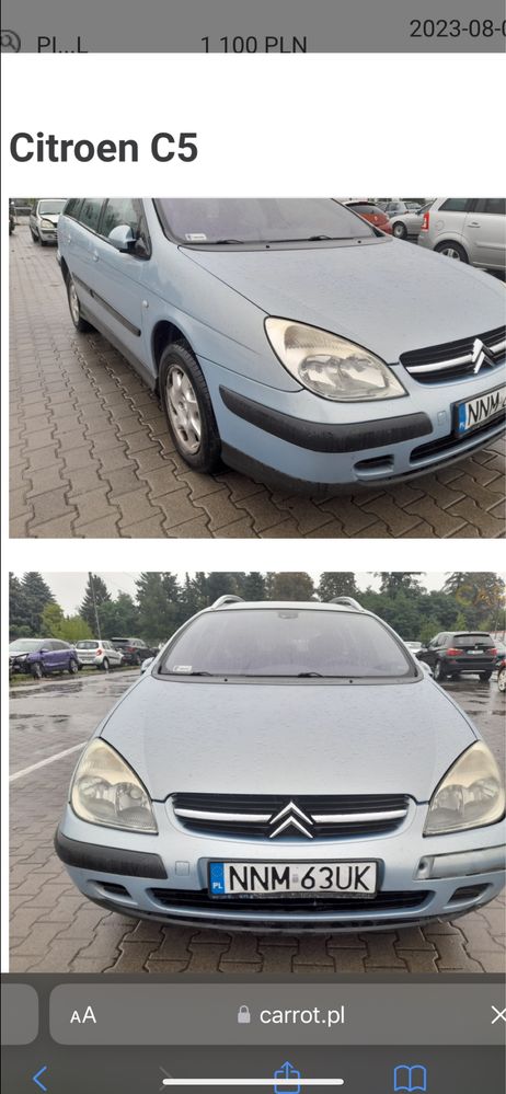 Citroen C5 2 Diesel rok 2002 hak