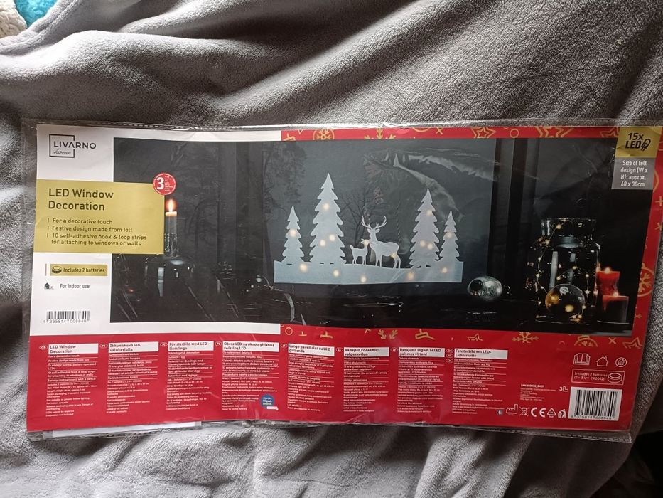 Filcowa dekoracja LED