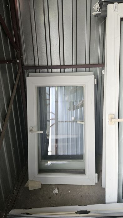 Okna z demontażu całość