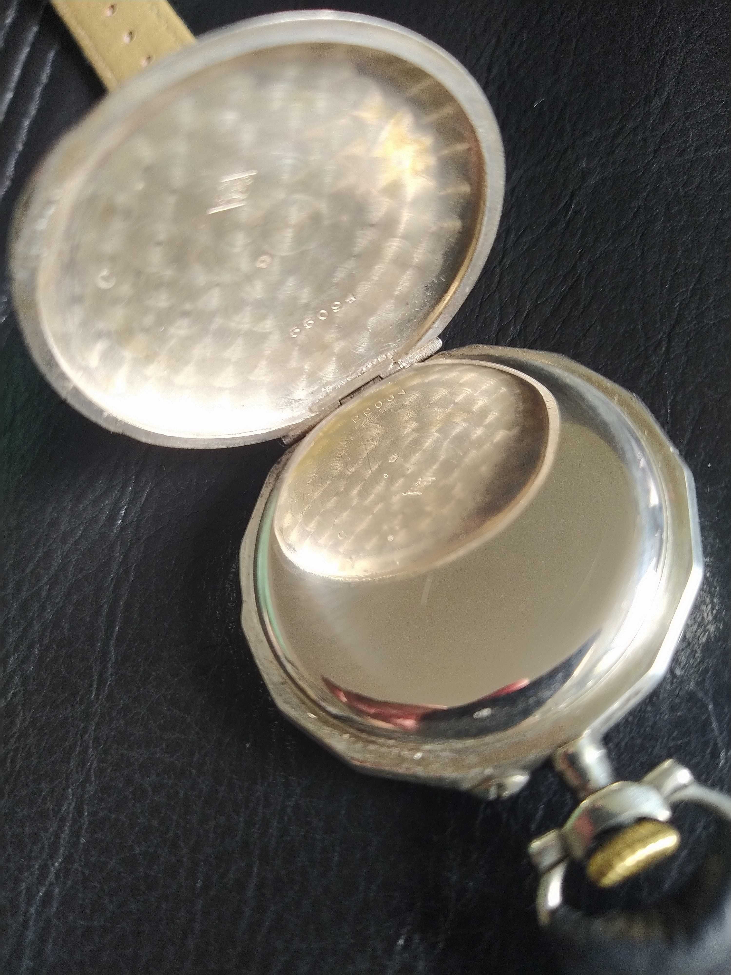 Relogio transição bolso/pulso HP. 130 anos. Prata. Original. Ano 1890