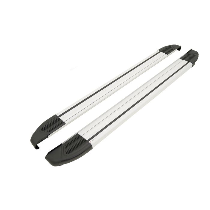 Stopnie boczne progi BRILLANT Srebrne 194cm Ford Ranger 2012 do 2022