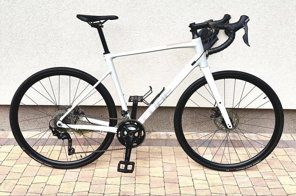 Gravel Cube NUROAD WS rama L Shimano GRX Biały mat JAK NOWY !!!