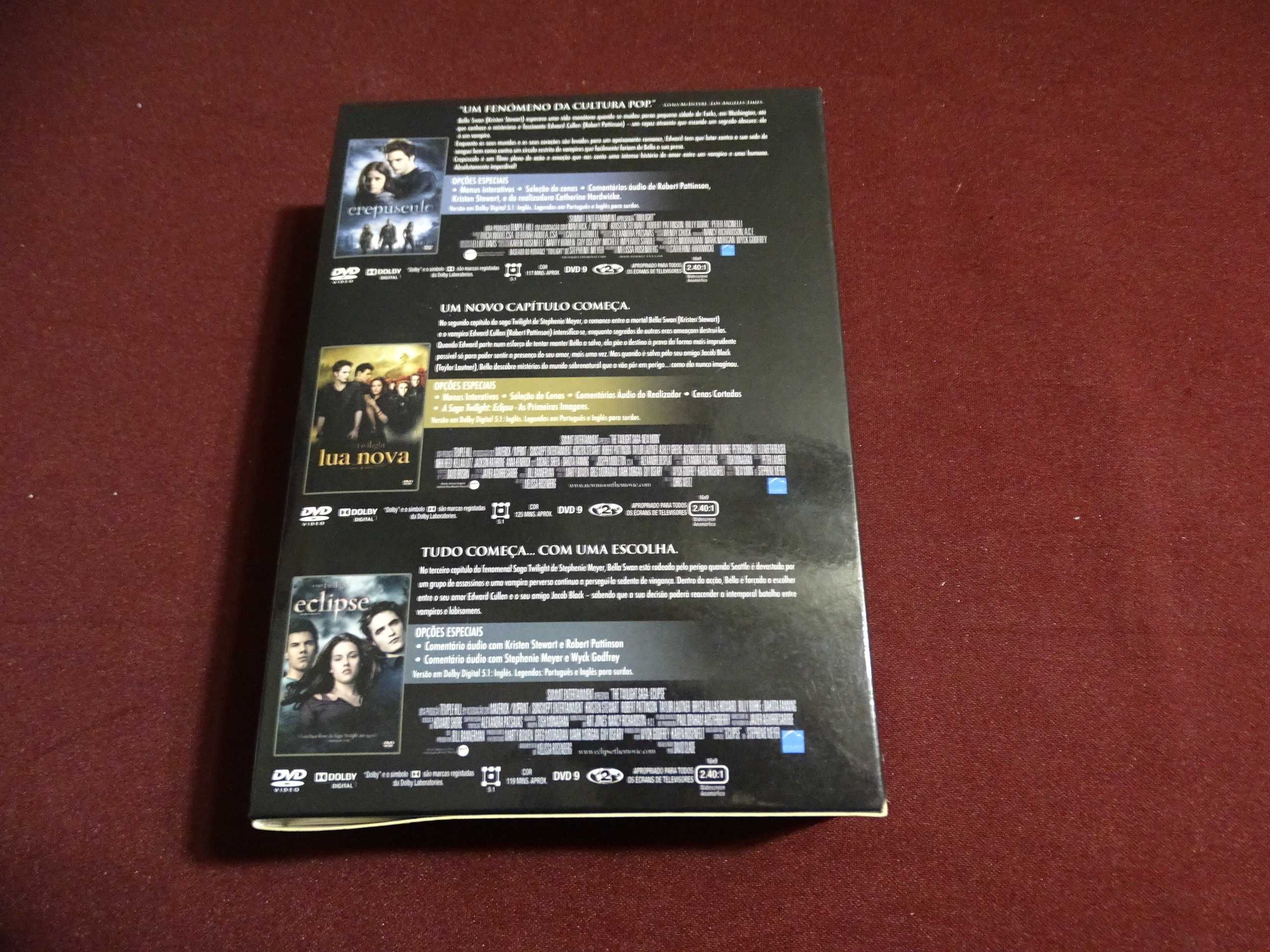 DVD Pack-Saga Twilight-3 DVDs